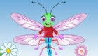 Juego de vestir de mariposa
