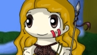 Vestir a chica medieval