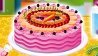 Decoración de pastel de frutas
