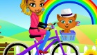 Juego de bicicleta