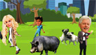 Juego de perros virtuales