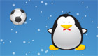 Juego de pingüino de navidad