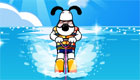 Super juego de esquí acuático para perro