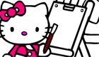 Hello Kitty para colorear