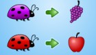 Juego de fruta de mariquita