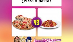 ¿Qué está más rico? ¿La pizza o la pasta?