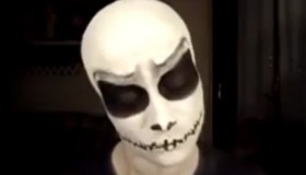 Maquillaje monstruoso de Halloween: Jack Esquéleton