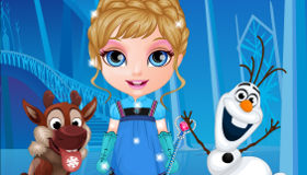 Juego de Anna y Elsa de pequeñas gratis - Juegos Xa Chicas