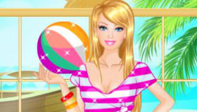 Juego de Vestir a Barbie en la playa gratis - Juegos Xa Chicas - HTML5