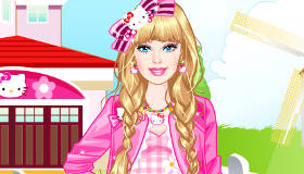 Juego de Vestir a Barbie de Hello Kitty gratis - Juegos Xa Chicas