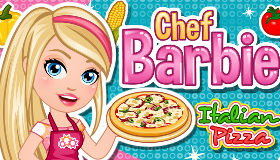 Cocina con Barbie Pizza