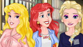 Juego de Vestir a princesas Disney para el instituto gratis - Xa Chicas