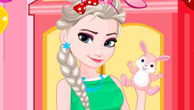 Vestir a Elsa para Pascua