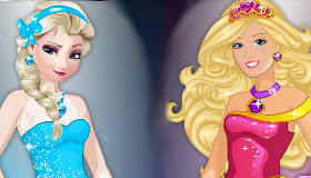 Elsa vs Barbie