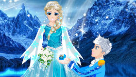 Elsa y Jack Frost pedida de mano