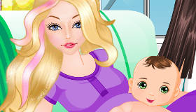 Juego de Barbie tiene un bebé en el hospital gratis - Xa Chicas