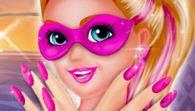 Uñas de Barbie Superdestello
