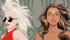 Maquillar a Lady Gaga y Beyonce