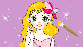 Coloriage magique de princesse - 17th July