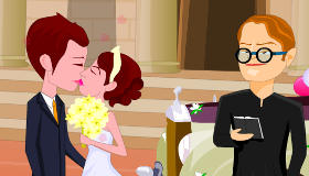 Besos a escondidas en la boda