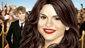 Maquillar a Selena Gomez con Justin Bieber