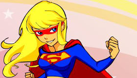 Una chica súper héroe