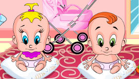 Juego de Cuidar a bebés gemelos gratis - Juegos Xa Chicas