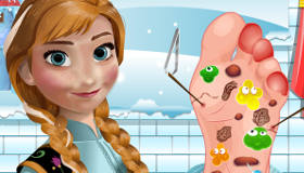 Frozen Anna en el hospital